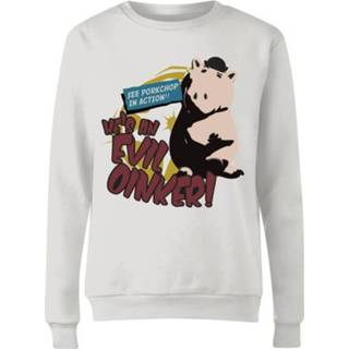 👉 Toy Story Evil Oinker Dames Trui - Wit - XXL - Wit