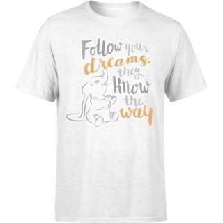 👉 Dombo Follow Your Dreams T-shirt - Wit - XXL - Wit