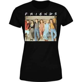 👉 Friends Retro Character Shot Women's T-Shirt - Black - XXL - Zwart