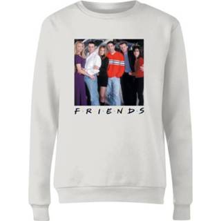 👉 Friends Cast Pose Women's Sweatshirt - White - XXL - Wit