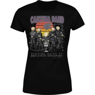 👉 Star Wars Cantina Band At Spaceport Women's T-Shirt - Black - XXL - Zwart