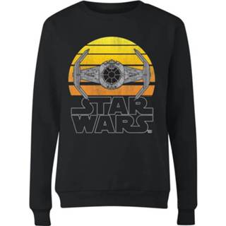 👉 Star Wars Sunset Tie Women's Sweatshirt - Black - XXL - Zwart