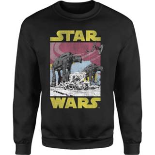 👉 Zwart s male Star Wars ATAT Sweatshirt - Black