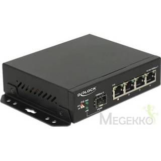 👉 DeLOCK 87704 Gigabit Ethernet (10/100/1000) Zwart netwerk-switch