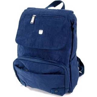👉 Daypack crinkle nylon blauw GABOL trendy backpack WEST 8425126192514