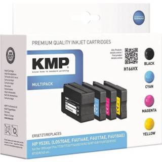 👉 Inkt cartridge zwart cyaan magenta geel KMP vervangt HP 950, 950XL, 951, 951XL Compatibel Combipack Zwart, Cyaan, Magenta, H100V 1722,4050 4011324172270