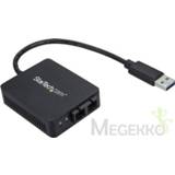 👉 StarTech.com USB 3.0 naar glasvezel converter 1000Base-SX SC netwerk adapter
