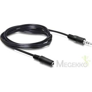 👉 DeLOCK 84002 3m 3.5mm 3.5mm Zwart audio kabel