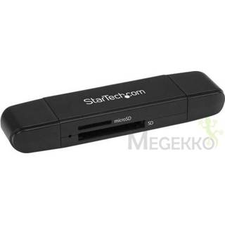 👉 StarTech.com SDMSDRWU3AC USB 3.0 (3.1 Gen 1) Type-A/Type-C Zwart geheugenkaartlezer