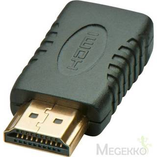 👉 Lindy 41208 HDMI HDMI Mini Zwart kabeladapter/verloopstukje