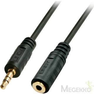 👉 Lindy 35656 10m 3.5mm 3.5mm Zwart audio kabel