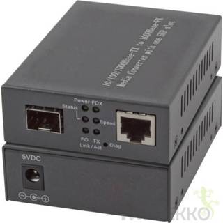 👉 Netwerk media converter zwart EFB Elektronik EL029 1000Mbit/s Multimode 4049759102586