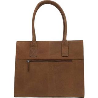 👉 Zakelijke laptoptas bruin vrouwen cognac leder leer DSTRCT Fletcher Street Womens Business 15'' 016620 7433637050071