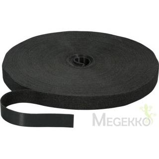 👉 Kabelbinder zwart polyamide EFB Elektronik KB20-2500B Velcro strap cable tie 1stuk(s) 4049759186524