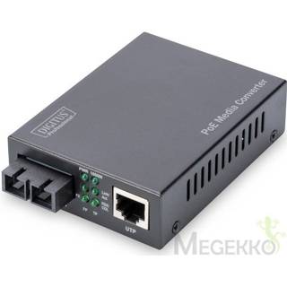 👉 Netwerk media converter zwart Digitus DN-82160 1000Mbit/s 1310nm Single-mode 4016032390039