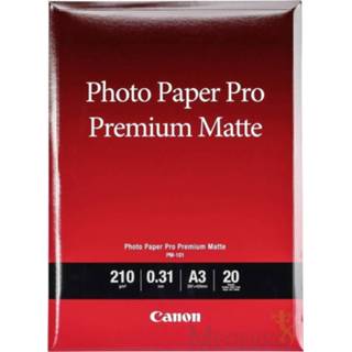 👉 Canon PM-101 Pro Premium mat A 3. 20 Vel. 210 g 4960999986777