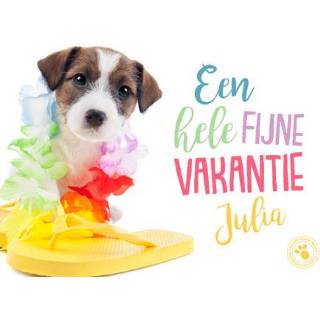 👉 Studio Pets | Fijne vakantie Hond Met naam