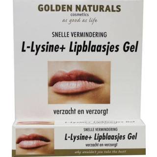 Gel Golden Naturals L-Lysine+ lipblaasjes tube