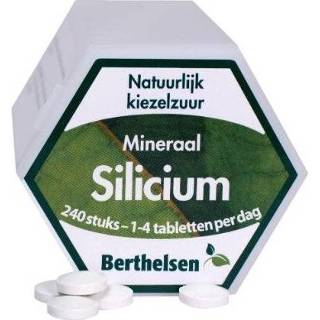 👉 Berthelsen Silicium - Natuurlijk kiezelzuur 240 tabletten