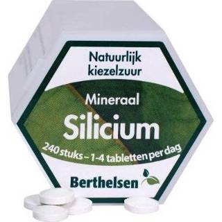 Berthelsen Silicium - Natuurlijk kiezelzuur 240 tabletten Berthelsen Silicium - Natuurlijk kiezelzuur 240 tabletten