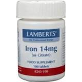 👉 Ijzer Lamberts (iron) citraat 14 mg