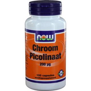 👉 Chroom NOW Foods Picolinaat 200