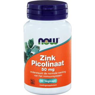 👉 Zink NOW Foods Picolinaat 50 mg 60 cap