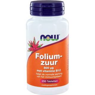 👉 Folium zuur NOW Foods Foliumzuur 800 ug