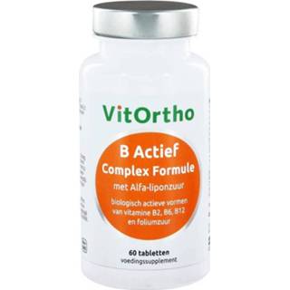 👉 VitOrtho B Actief complex formule met Alfa-liponzuur