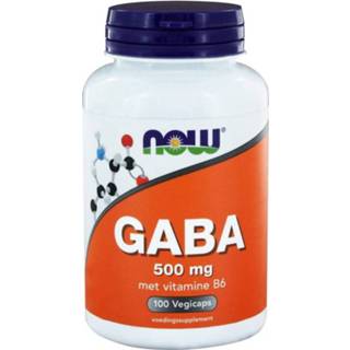 👉 NOW Foods GABA 500 mg 100 caps