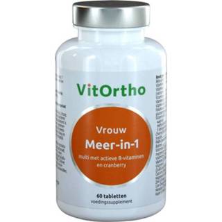 👉 Multi vitamine vrouwen VitOrtho Meer-in-1 Vrouw (60 tabl) Multivitamine