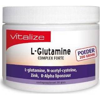 👉 Gezondheid vitamine Vitalize L-glutamine Complex Forte Poeder 8717344371889