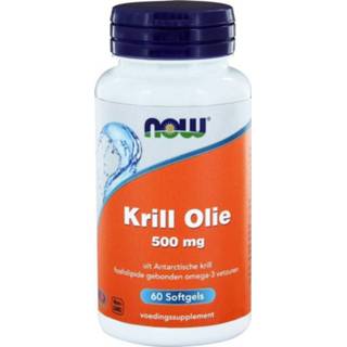 👉 Krill olie NOW Foods 500 mg 60 softgels