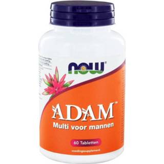 👉 Multi vitamine mannen NOW Foods ADAM Multivitamine voor 60 tab