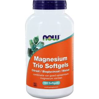 👉 Magnesium NOW Foods Trio 180 softgels