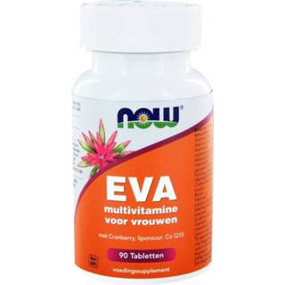 👉 Multi vitamine EVA vrouwen NOW Foods Multivitamine voor 90 Tabs