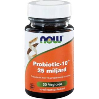 👉 NOW Foods Probiotic-10™ 25 miljard 50 vegicaps