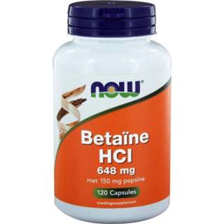 👉 NOW Foods Betaïne HCl 648 mg 120 caps