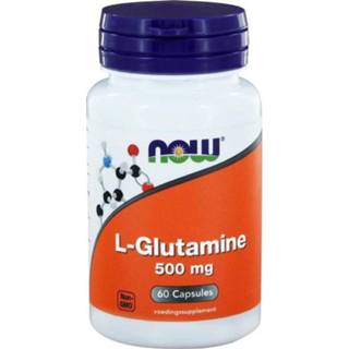 NOW Foods L-Glutamine 500mg capsules