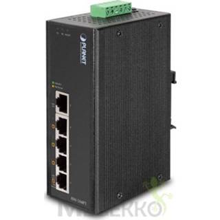 👉 Netwerk-switch zwart Planet ISW-504PT Unmanaged L2 Fast Ethernet (10/100) Power over (PoE) 4711213688829