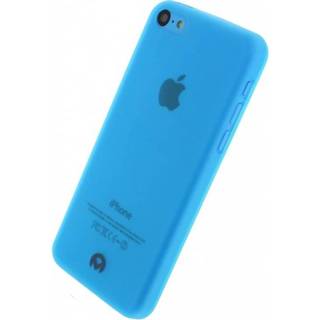 👉 Blauw Mobilize Gelly Case Ultra Thin Apple iPhone 5C Neon Blue - 8718256049224