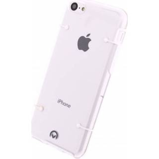 👉 Transparent wit Mobilize Hybrid Case Apple iPhone 5C White - 8718256053092