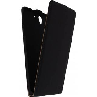 👉 Flipcase zwart Mobilize Ultra Slim Flip Case Sony Xperia C3 Black - 8718256063176