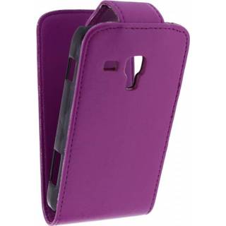 👉 Flipcase purper Xccess Flip Case Samsung Galaxy Trend S7560/Trend Plus S7580 Purple - 8718256051838