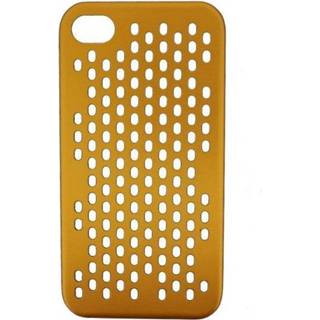 👉 Goud Xccess Metal Cover Pixel Apple iPhone 4 Gold - 8718256013232