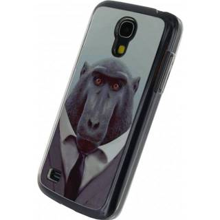 👉 Xccess Metal Plate Cover Samsung Galaxy S4 Mini I9595 Funny Chimpanzee 8718256801112