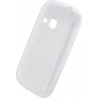 👉 Wit Mobilize Gelly Case Samsung Galaxy Young S6310 Milky White - 8718256041440