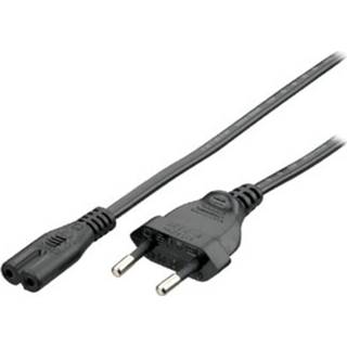 👉 Zwart Equip Euro Power Cable, black 4015867537534