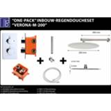 👉 Chroom Regendoucheset Best Design Verona M200 Inbouw Met Inbouwbox 8719323062306