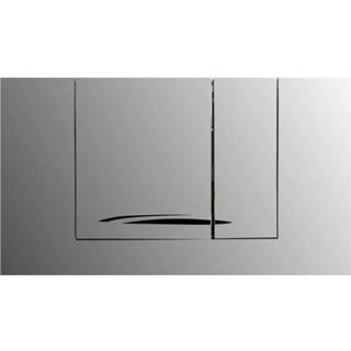 👉 Bedieningspaneel kunststof chroom Plieger Compact - Dualflush 8711238239187